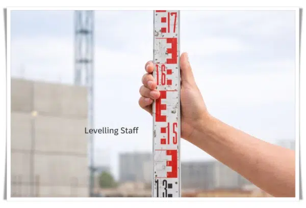 Leveling staff -site survey