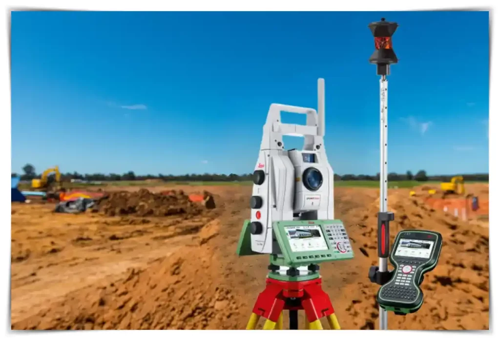 robotic total station for site survey