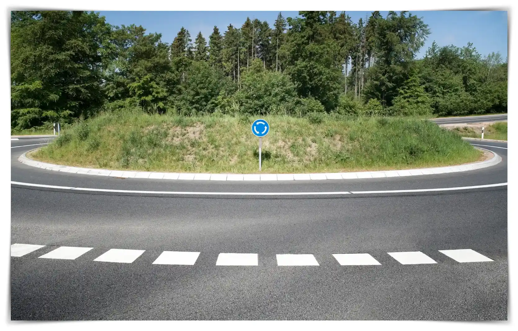 Construction Site Engineering- Starting a new road roundabout project